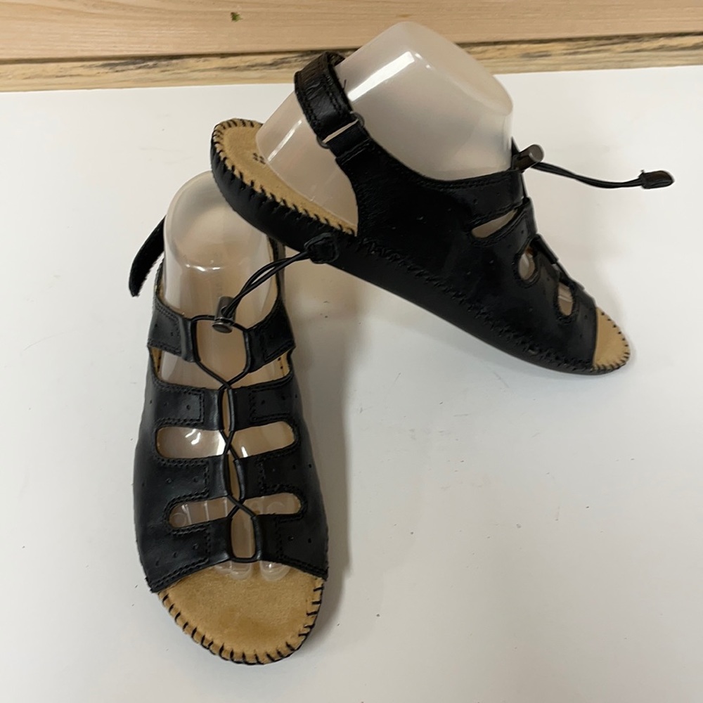 Naturalizer New Selene Lace-up Leather Sandals 10M